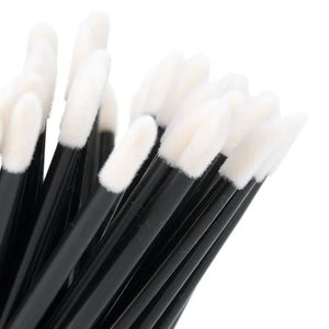 100-Pack Disposable Lip Gloss & Mascara Wands - Makeup Applicator Tool Set