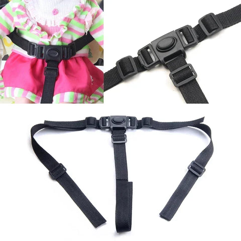 Baby Safety Dining Chair Belt 3-Point Harness for Feeding Stroller Accessories