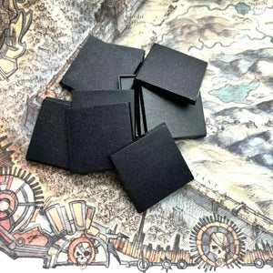 10-Pack 50mm Square Miniature Bases for Tabletop Wargames Models