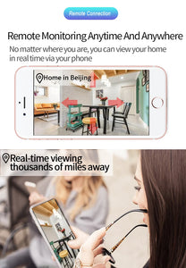 1080p Mini WiFi IP Security Camera HD Wireless Audio Smart Home CCTV Video Cam with Micro Card & Onvif Compatibility