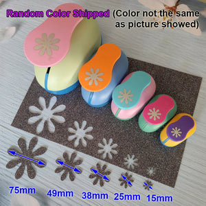 Daisy Shape Craft Paper Punch, DIY Flower Cutter for Scrapbooking, School Projects, Greeting Cards, Foam & Petal Designs