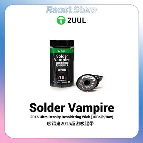 Desoldering Wick 2.0mm 1.5m 10-Pack for PCB Motherboard Soldering Repair Fast Tin Removal