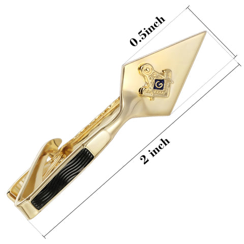 Freemason Tie Clip or Cufflinks for Men - Masonic Jewelry & Accessories for Freemasons