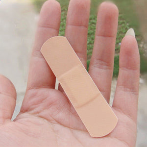 100pcs Adhesive Bandages 72x19mm First Aid Skin Plaster Wound Dressing Strips