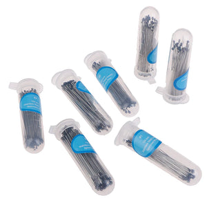 100 Pcs Stainless Steel Insect Pins with Plastic Box for Entomology & Lab Use