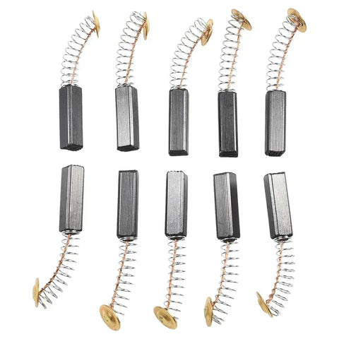 6x6x20mm Carbon Motor Brushes, Pack of 10, Power Tool Replacement Brushes for Drills