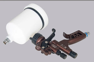 1.3mm Upper Pot Spray Gun for Auto, Furniture, Leather, and Metal - High Atomization, 6800 Gravity Pneumatic Tool