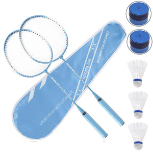 Lightweight Badminton Racket Set with Bag - Outdoor Sports Gear for Beginners