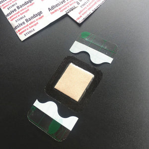 100pcs Waterproof Transparent Square Bandages 38x38mm - Adhesive Wound Plaster Dressing