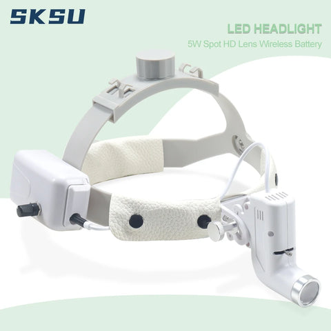 Dental Headlight 5W LED Lamp for Loupes & Surgery - Dentist & Medical Use
