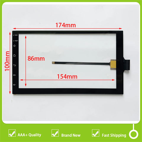 7" Car GPS Navigation Touch Screen Panel 175x100mm GT911 车载导航触摸屏 XY-PG70049-FPC