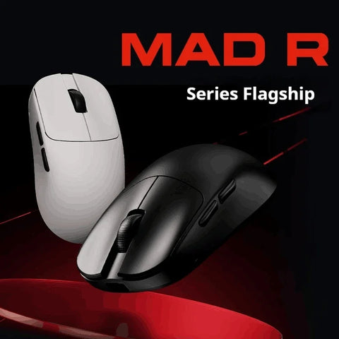 Dual-Mode RGB Lightweight Gaming Mouse, Ergonomic Design, 8K DPI, Nonporous, PAW3395/3950 Sensor