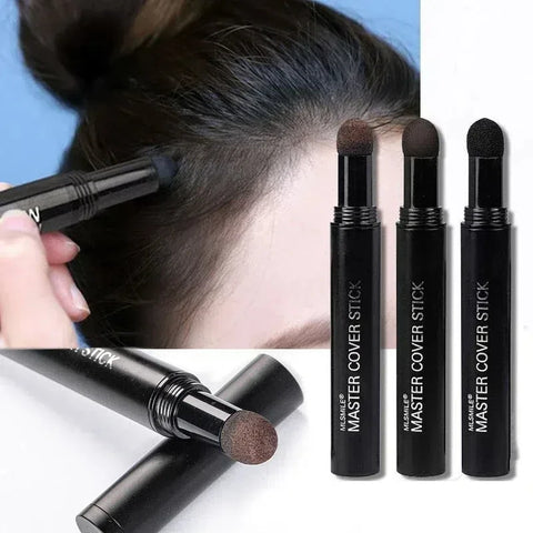 Black Hair Touch-Up & Gray Concealer Kit - Instant Root Coverage Solution