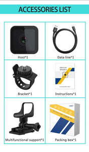 1080p HD Wireless Mini Camera, Wifi Hotspot Cam, Outdoor Sports & Motorcycle Dash Recorder