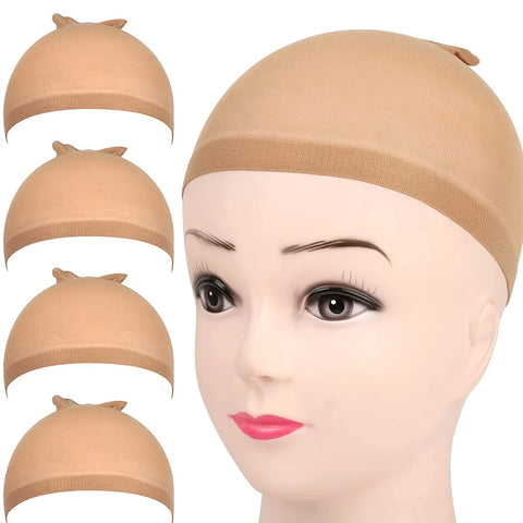 HD Nylon Wig Cap Set: Non-Slip, Stretchy, Soft & Breathable - Available in 4/10/40pcs