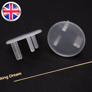 10-Pack UK Outlet Plug Socket Covers | Child Safety Protector Guards