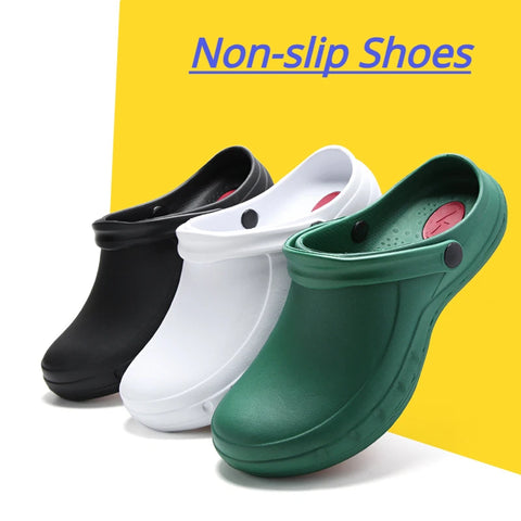 Chef Clogs Slip-Resistant EVA Sandals for Doctors & Nurses in Hospitals & Labs