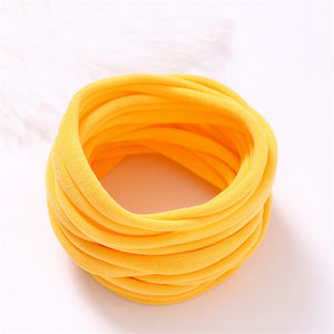 10-Pack Traceless Nylon Stretch Headbands for Newborns & Kids - Elastic Baby Hair Accessories