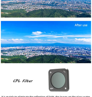 Camera Lens Filters for DJI Osmo Action 2: Aluminum UV, CPL, ND, NDPL, Night Filters Accessories