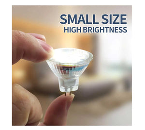 10-Pack MR11 LED Bulbs 5W AC12V No Flicker 120° 2835SMD GU4 Mini Spotlights – Halogen Replacement for Living Room