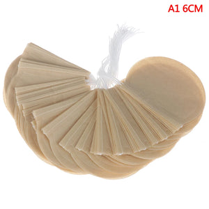 100 Eco-Friendly Biodegradable Drawstring Tea Bags 6x7cm for Loose Leaf & Herbal Filters