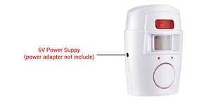 Wireless Motion Sensor Alarm Security System Remote-Controlled for Home Garage Indoor Outdoor