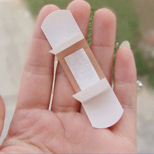 100pcs Adhesive Bandages 72x19mm First Aid Skin Plaster Wound Dressing Strips