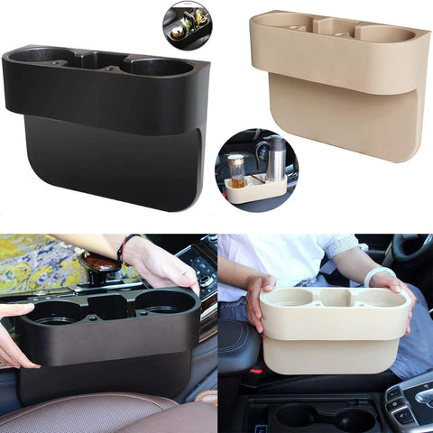 Car Seat Gap Cup Holder Organizer for Drinks, Phones & Keys - Auto Accessories Storage Stand