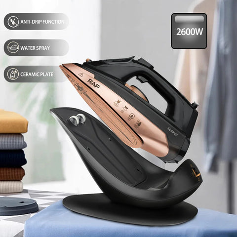 Cordless Handheld Clothes Steamer Iron - Portable Electric Garment Steamer for Powerful Wrinkle Removal