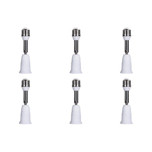 10-Pack E27 LED Bulb Holder Extension Adapter Socket Converter Screw Base