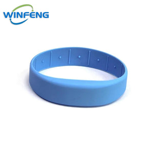 10-Pack 125kHz RFID Silicone Wristbands Waterproof TK4100 EM4100 Proximity Bracelets for Men & Women Swimming Pool