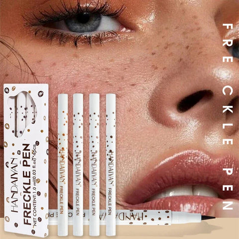 Freckle Pen Set - 4 Waterproof Brown Shades for Natural Sun-Kissed Look