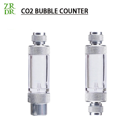 Aquarium CO2 Bubble Counter & Check Valve Regulator for Single or Dual Head Air Pump Accessories