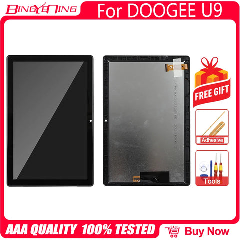 10.1" LCD Touch Screen Digitizer for Doogee U9/U10 Tablet 1280x800 Replacement Display Module