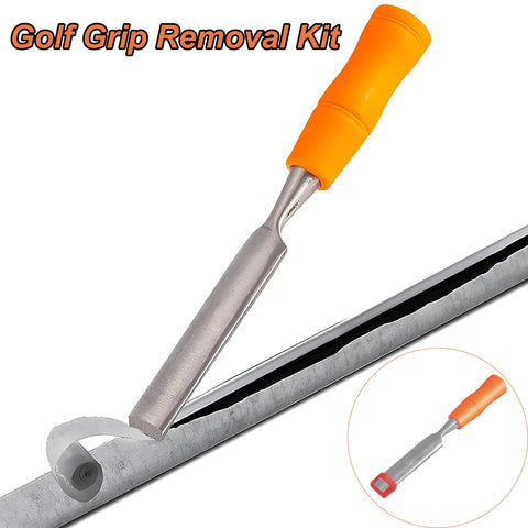Golf Club Grip Tape Remover Tool Kit for Regripping Steel Shafts