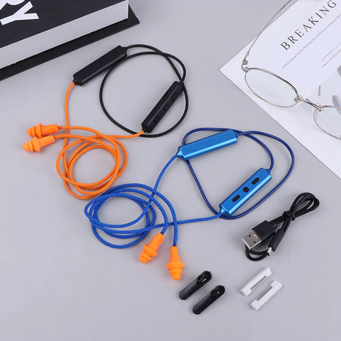 Bluetooth Wired Ear Plugs Headset for Work Noise Suppression Hearing Protection