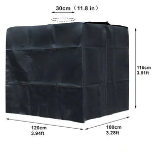 1000L IBC Tote Container Cover, Waterproof UV-Resistant Outdoor Protection