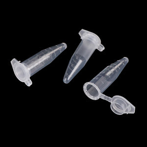 1.5ml Mini Plastic Microcentrifuge Lab Test Tubes with Graduated Markings