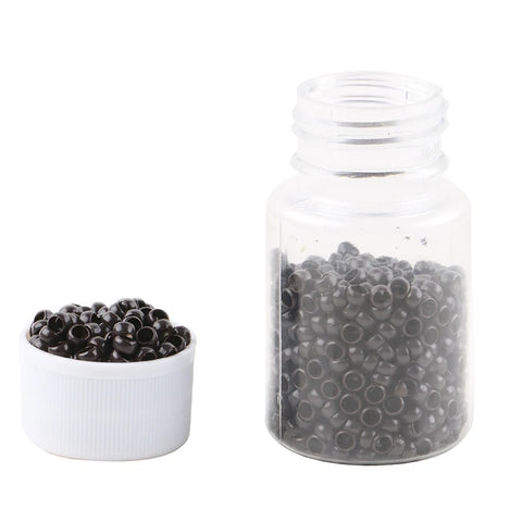 Copper Nano Ring Beads Hair Extension Tools - 1000 Pcs, 4.0mm, 7 Color Options