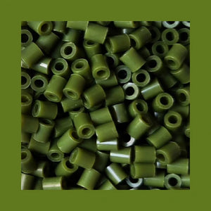 1000pcs 5mm Green Fuse Beads for Kids Pixel Art & DIY Crafts