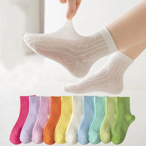 5-Pack Summer Thin Ankle Socks for Men/Women