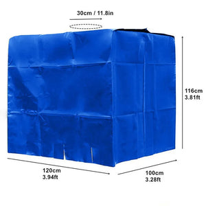 1000L IBC Tote Container Cover, Waterproof UV-Resistant Outdoor Protection
