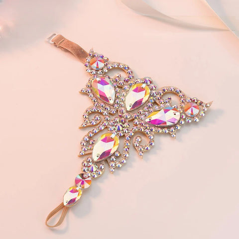 Diamond Studded Anklet for Women - Belly Dance Performance Foot Accessories