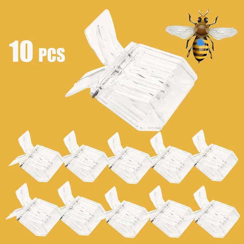 Bee Catcher Bracelet Tool with Clip Cage - Plastic Beekeeping Accessory