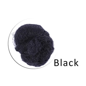 100pcs Brown Nylon Hair Nets for Dance Recitals, Bun Covers & Hair Weaving Caps