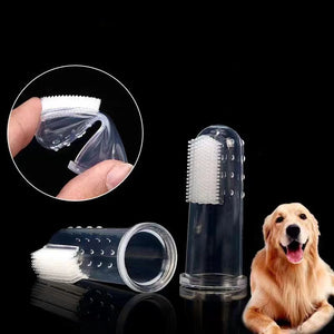 10-Pack Pet Finger Toothbrush - Silicone Dental Care for Dogs & Cats - Tartar Removal, Breath Freshener