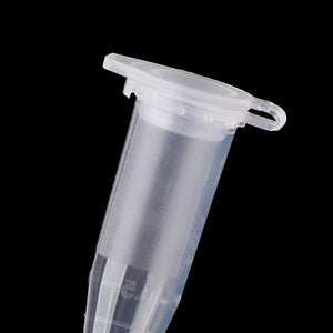 1.5ml Mini Plastic Microcentrifuge Lab Test Tubes with Graduated Markings