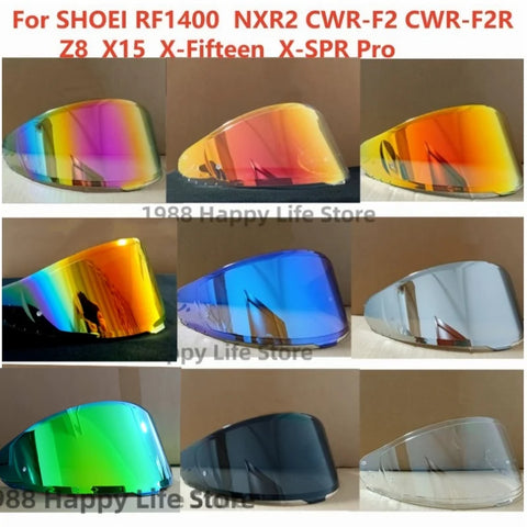 Helmet Visor Shield for Shoei Z8 NXR2 RF1400 CWR-F2 X15 Sunscreen Windshield Parts