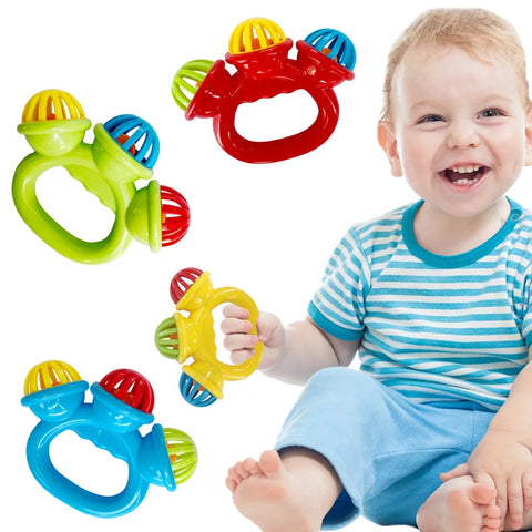 Baby Teething Rattle Toy for 0-3 Years - Soft Chew & Play Soother