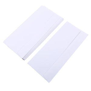 10-100pcs White Self-Seal Business Envelopes #10, Holds A4/Bills/Invoices, Secure Windowless Design
